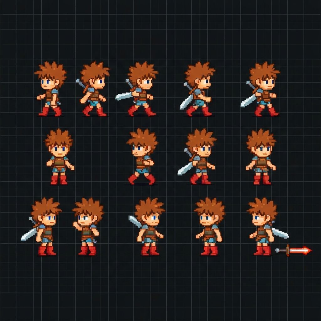 SpriteForge AI - Generate Game Animations with AI